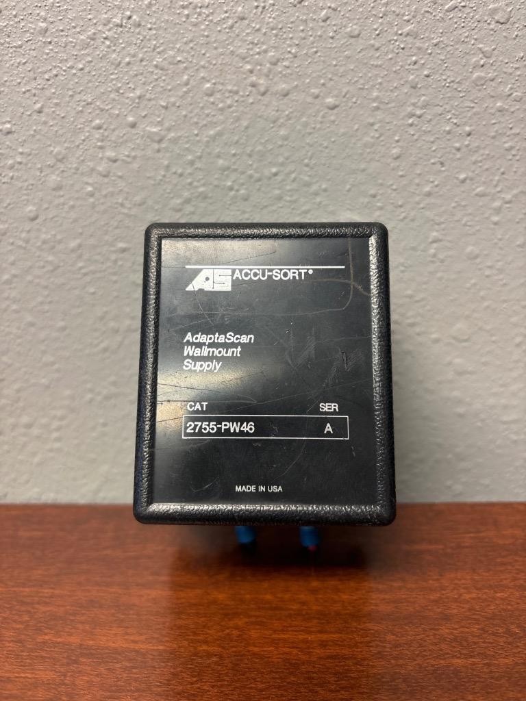 LOT OF 2 – Accu-Sort 2755 – PW46 Ser. A Wallmount Supply 120VAC 60Hz 29W