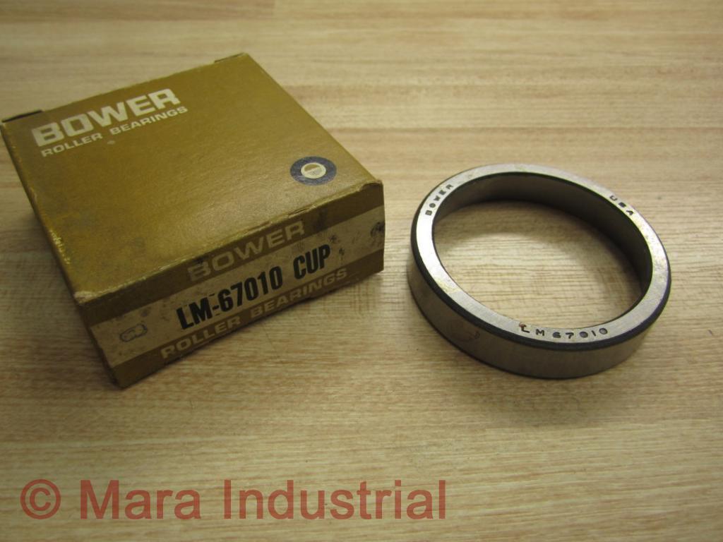 Bower LM-67010 Tapered Bearing Cup