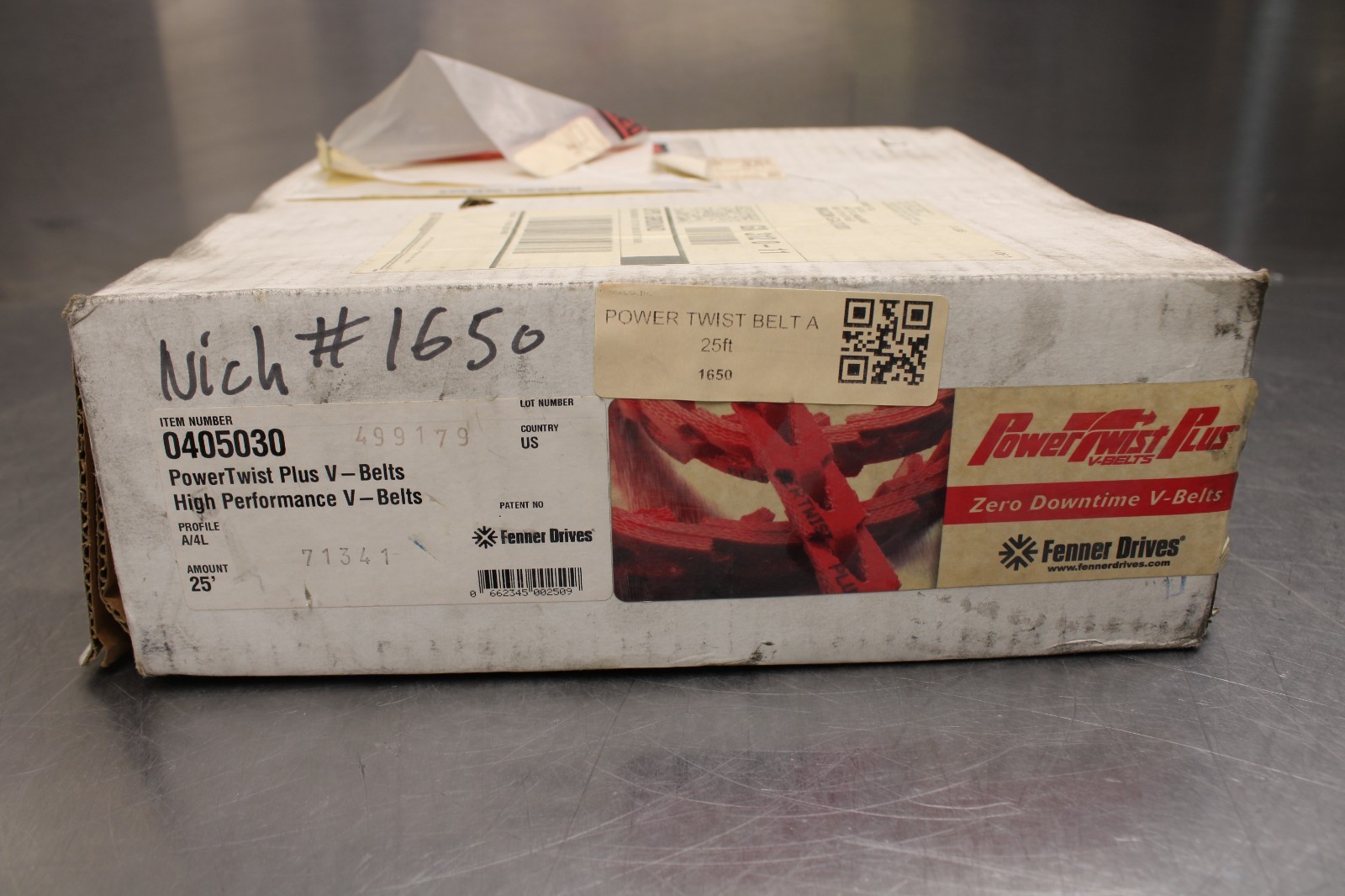 Fenner Drives 0405030 V-Belt 25′