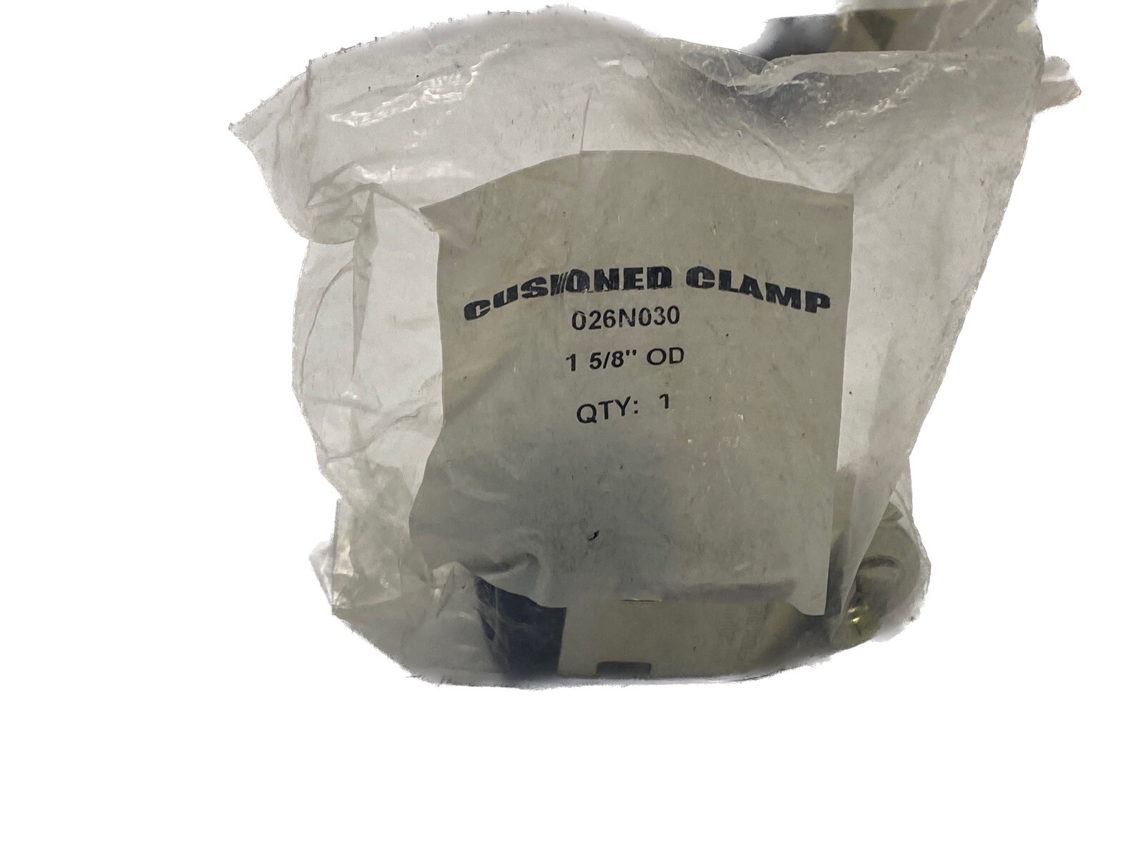 NIB LOT OF 3 Cushioned Clamp 1-1/2” 1-5/8” 1-3/8” Cush-A-Clamp