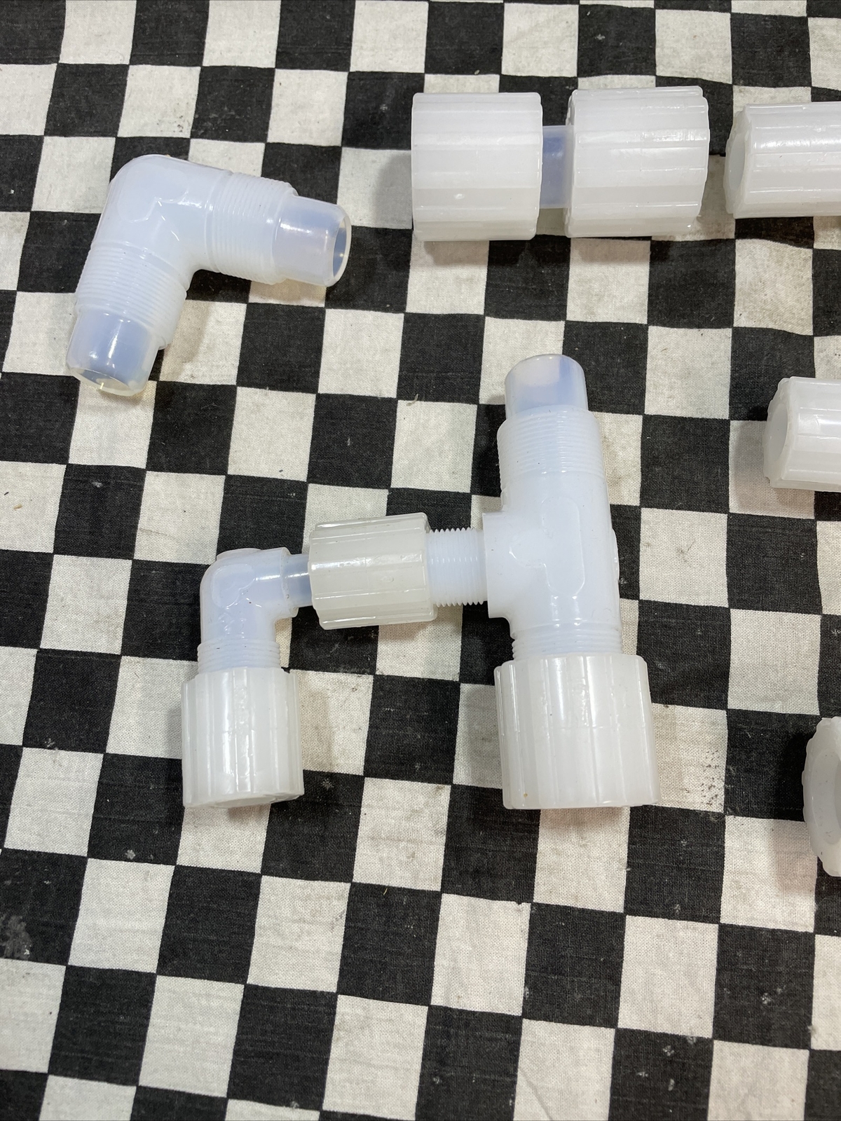 Entegris Flaretek PFA ELBOW TEE UNION 1/2″ & 3/4″, BIG LOT, SHIPSAMEDAY#137GT