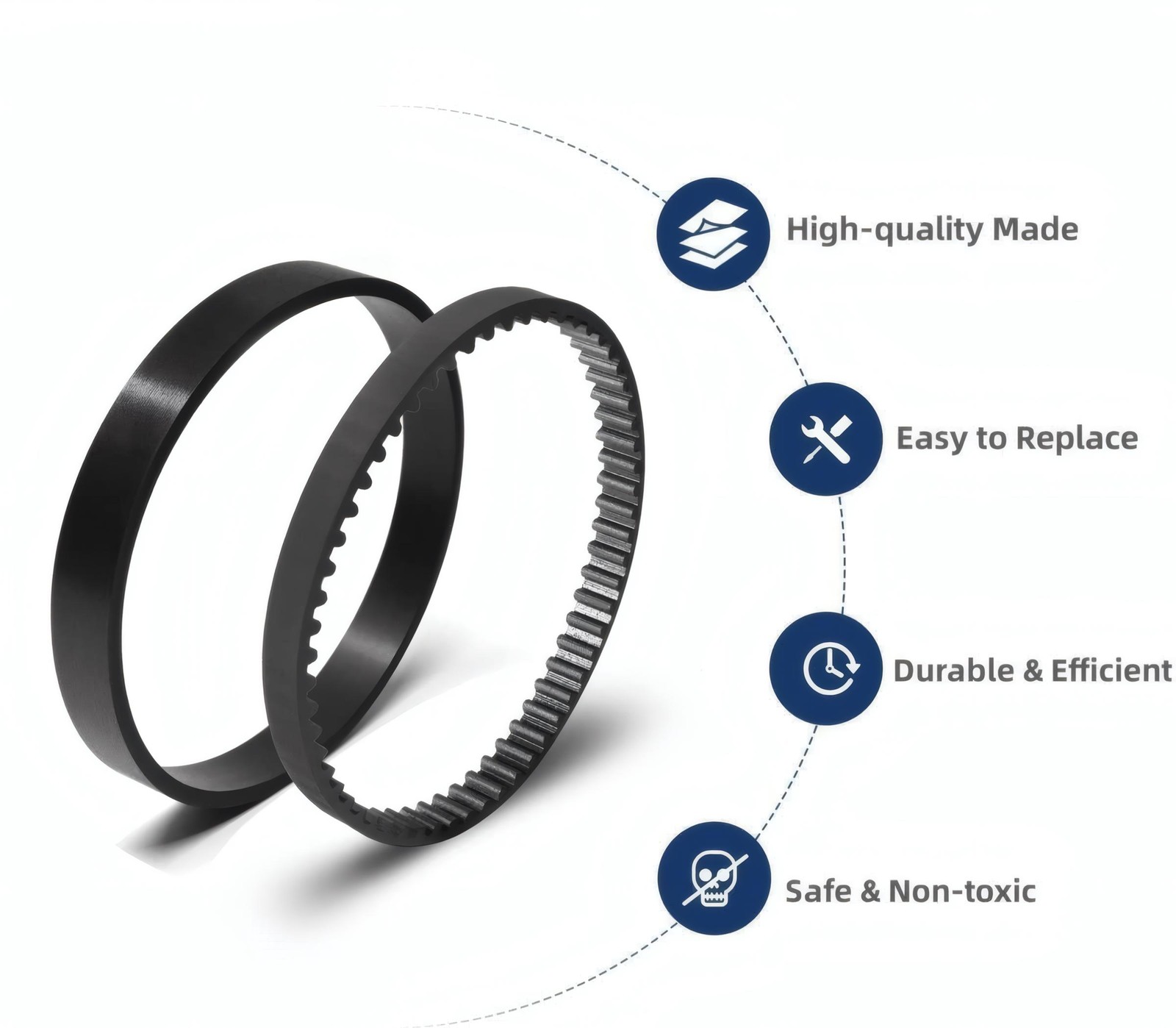 6960W Belt for Bissell Proheat Models 7901T 7901P 7920 7950 8806S