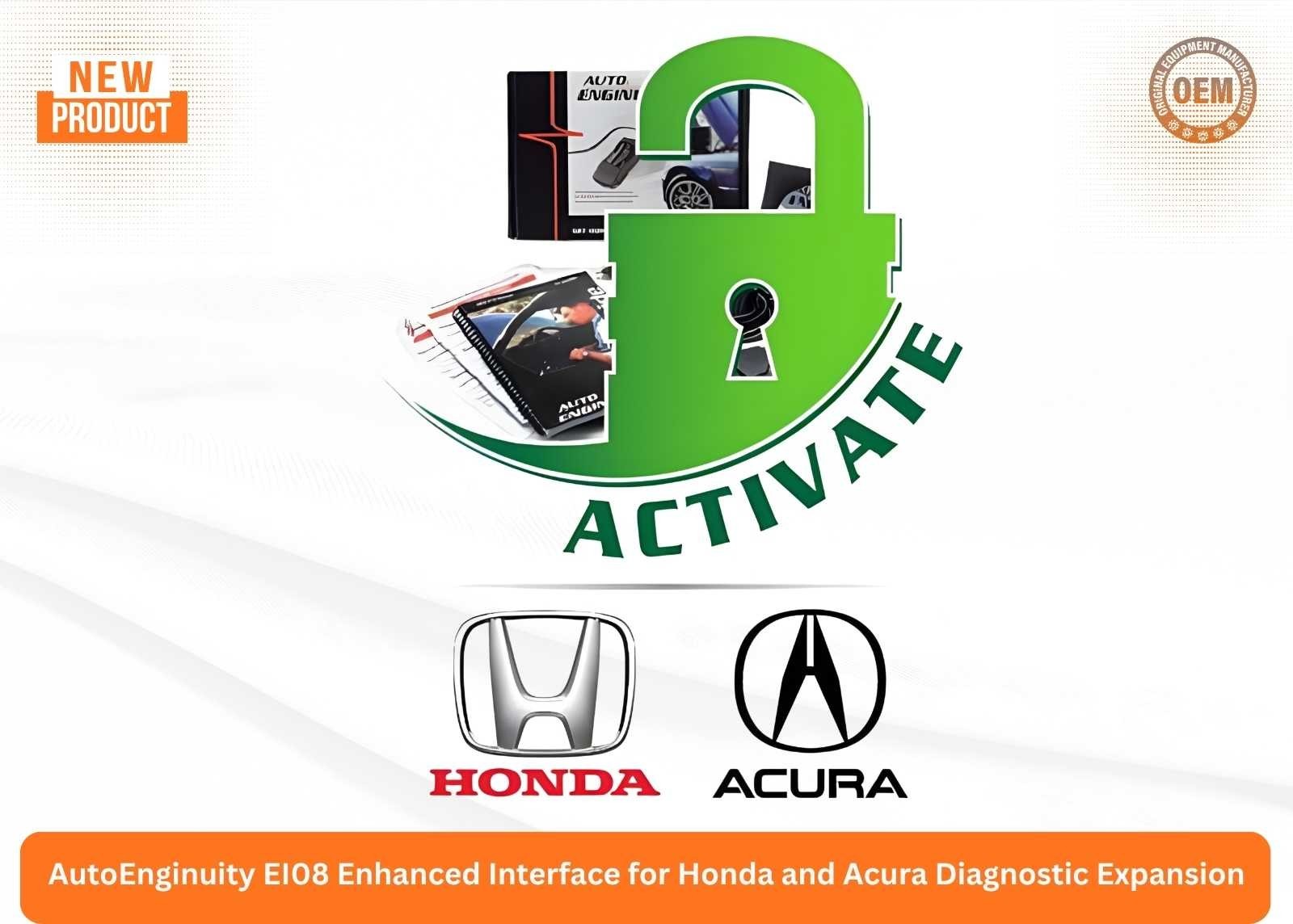 AutoEnginuity EI08 Enhanced Interface for Honda and Acura Diagnostic Expansion