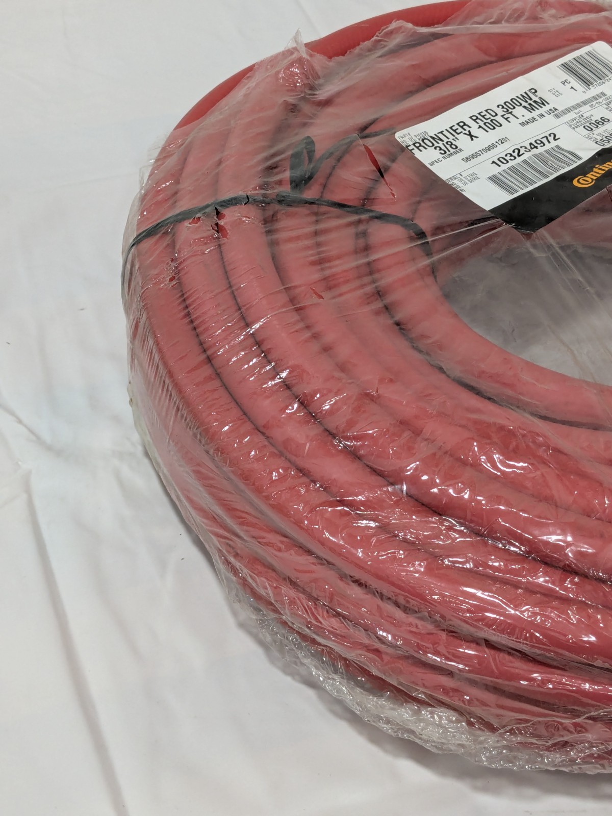 Continental Multipurpose Air Hose: 3/8″ ID, 100′, MNPT x MNPT, 1/4″ 20147628
