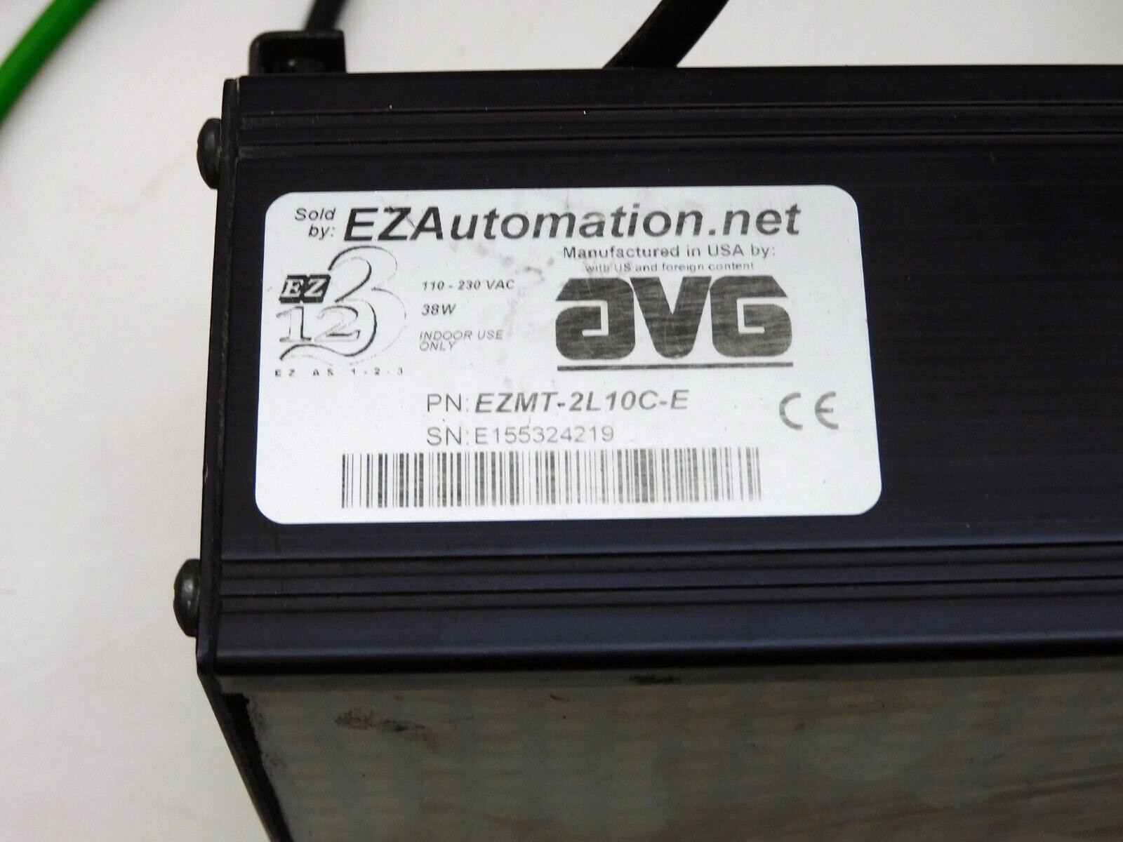 AVG EZAUTOMATION EZMT-2L10C-E LIGHT DISPLAY TRI COLOR LEDS 110-230VAC 38W