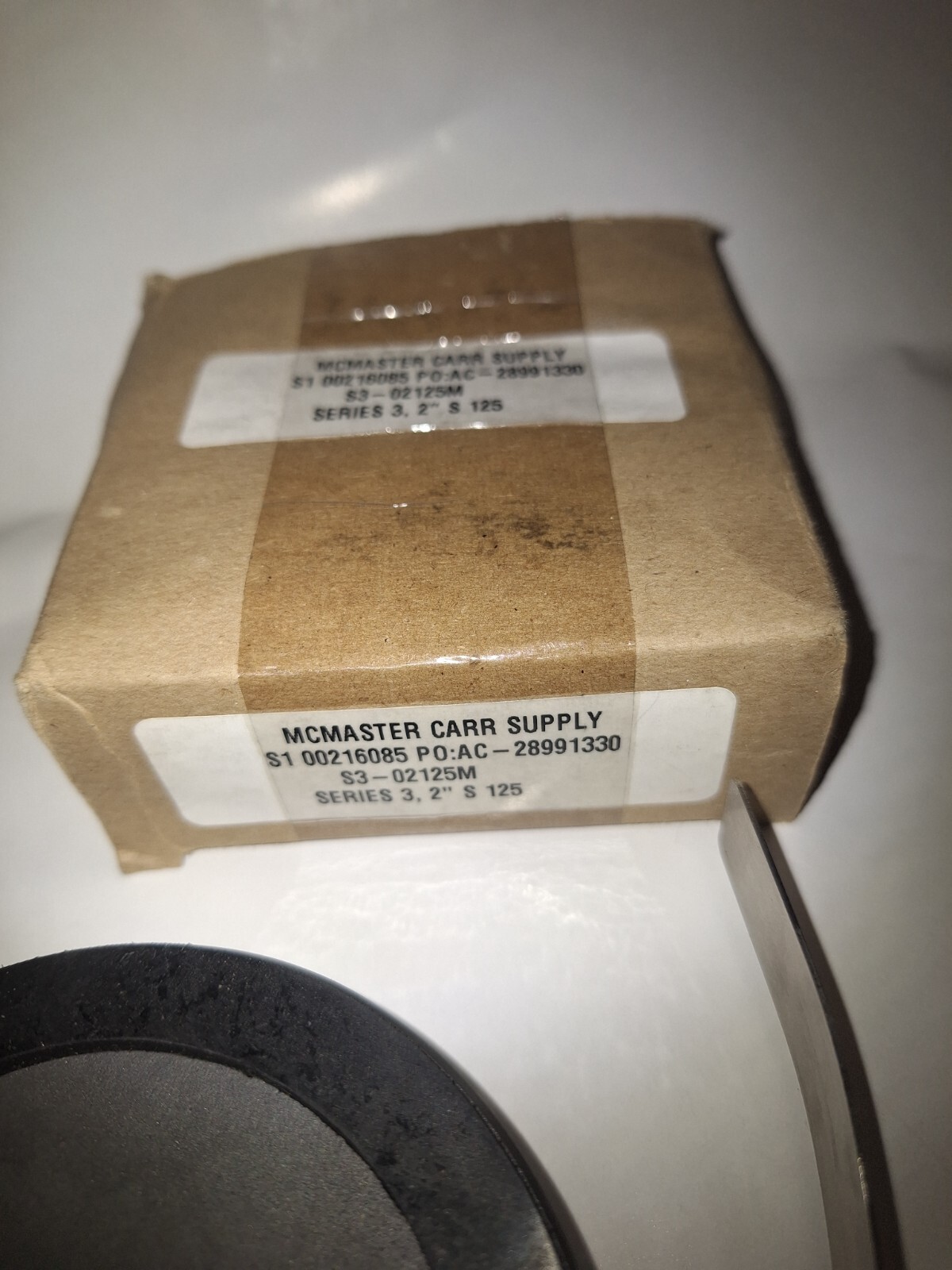 NEW MCMASTER CARR S3-02125M SER. 3, 2″ S 125 PSIG 25 FT LBS GRAPHILOR BURST DISC