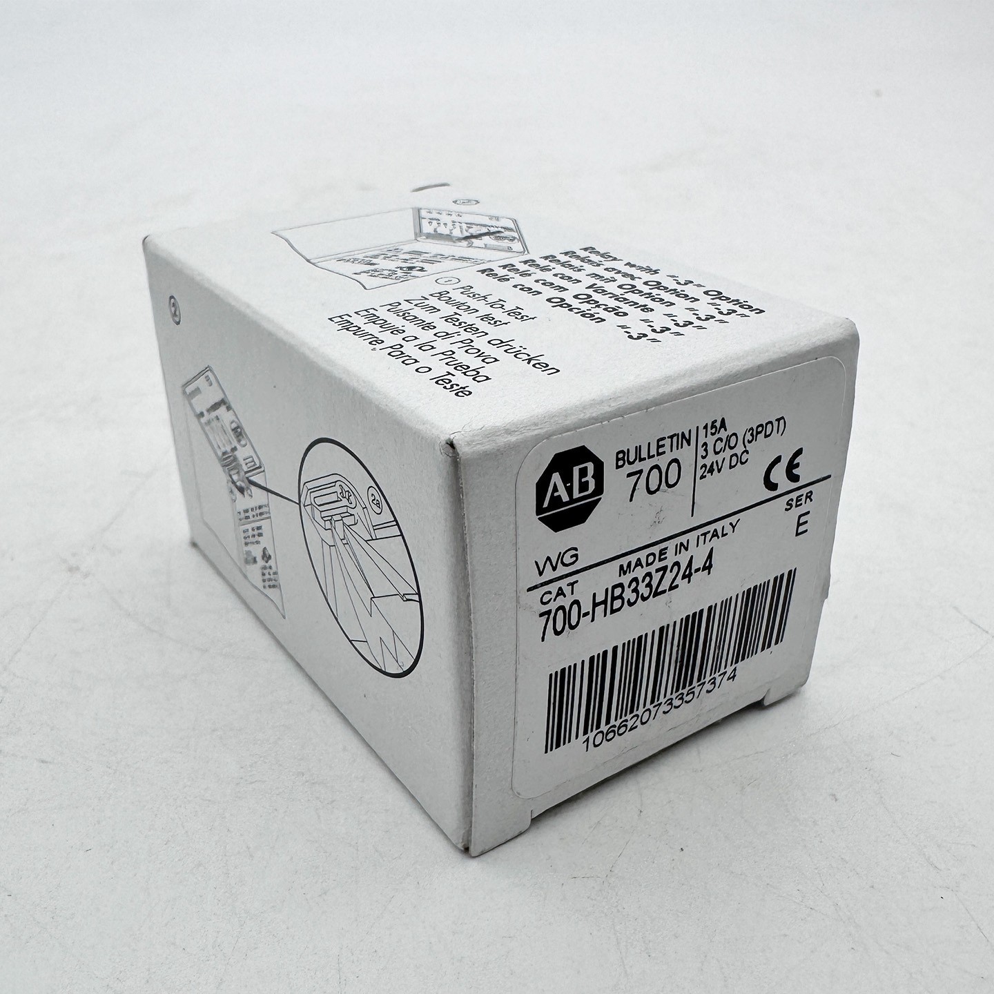700-HB33Z24-4 24V DC GP Tall Square Base Relay New Original 700HB33Z244