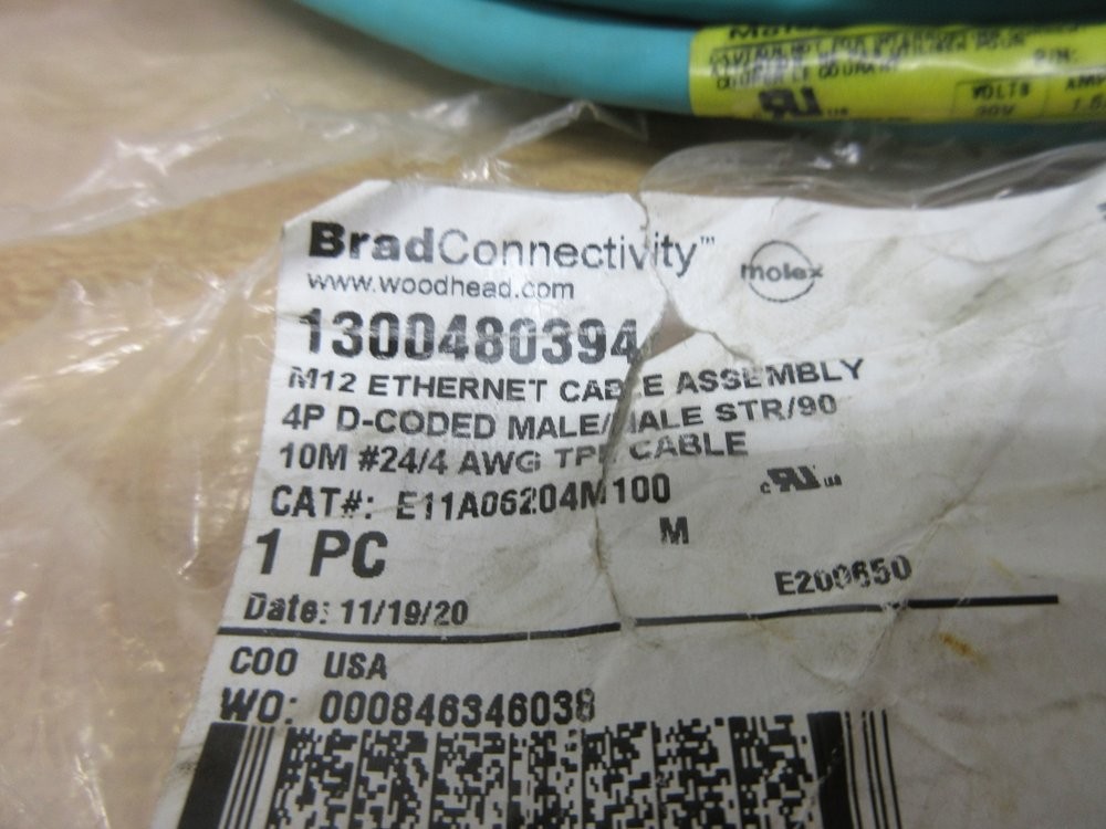 Brad Connectivity/Molex E11A06204M100 Woodhead Cableset 1300480394
