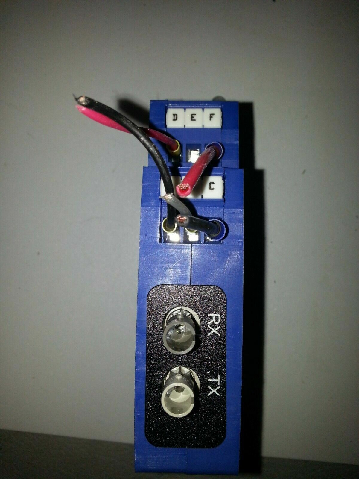 B&B Electronics FOSTCDR RS-232 RS-485 to Fiber Optic Converter Industrial Serial