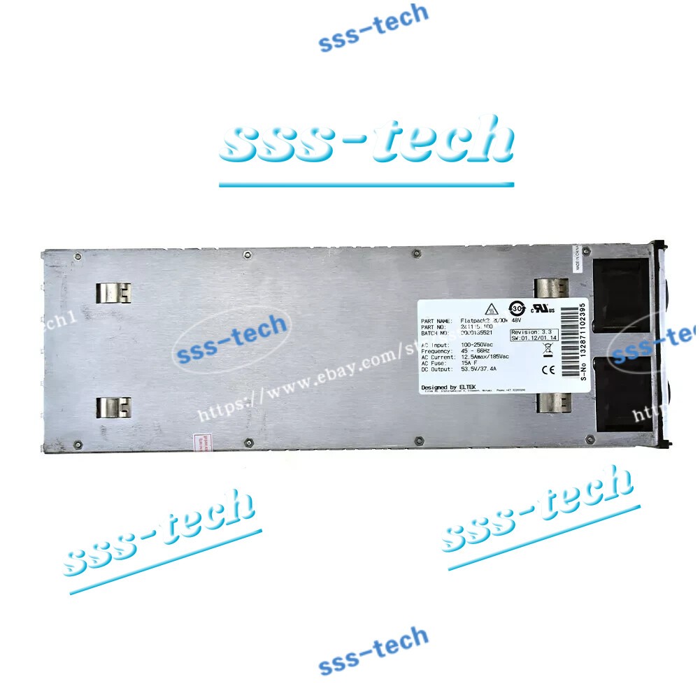 USED Original ELTEK FLATPACK2 2000W 53.5V 37.4A Power Supply #H513DD YD#sss