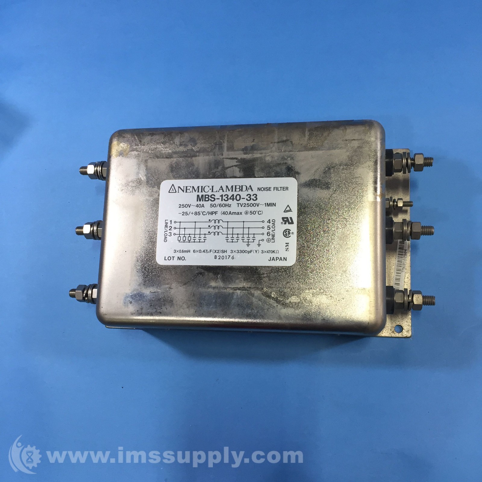 Nemic Lambda MBS-1340-33 Noise Filter USIP