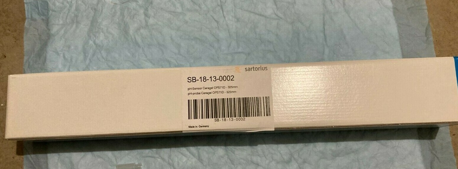 Sartorius pH sensor Ceragel OPS71D 325mm, Sartorius Order No: SB-18-13-0002