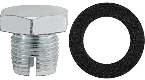 Auveco 8285 5/8 inch -18 Oversized Drain Plug with Gaskets (Qty: 5)