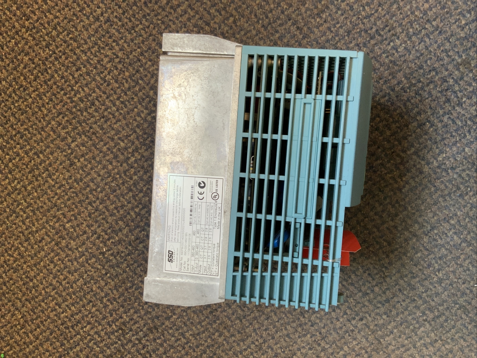 Eurotherm/Parker Drive 690+0001/460/1BN 690PB/0007/400/3/0/0021/US/0/0/0/0 1HP