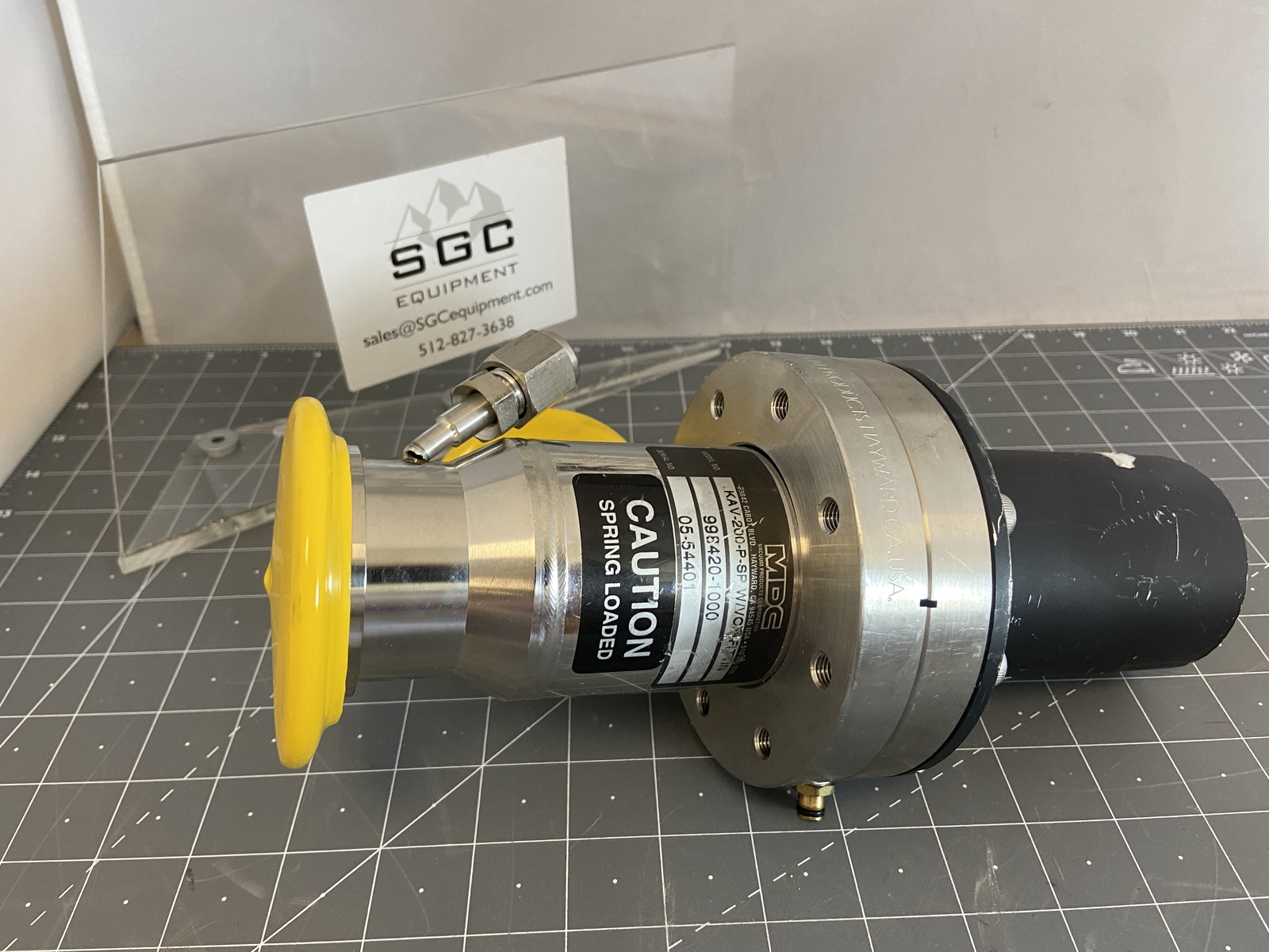 MDC Vacuum Products KAV-200-P-SP Valve PN: 998420-1000