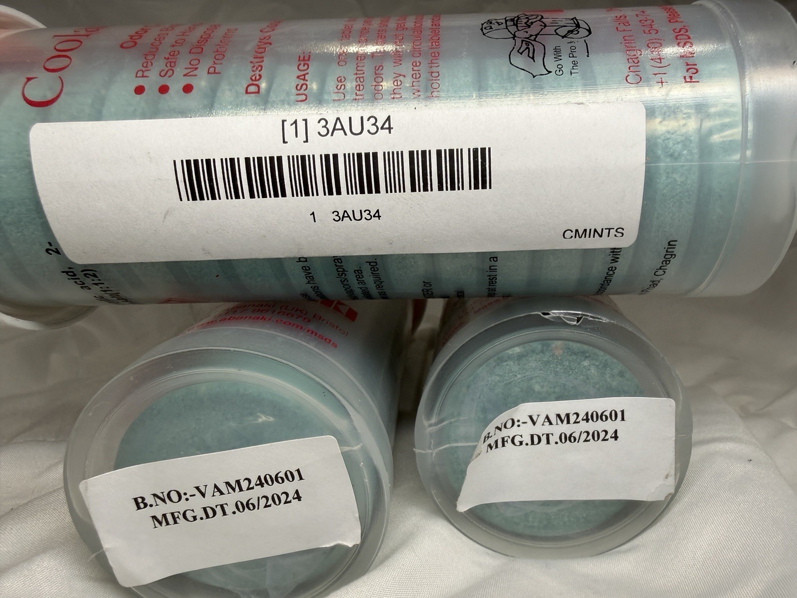 Abanaki Coolant Mints Odor Control Tablets for machine tool coolant sump pumps