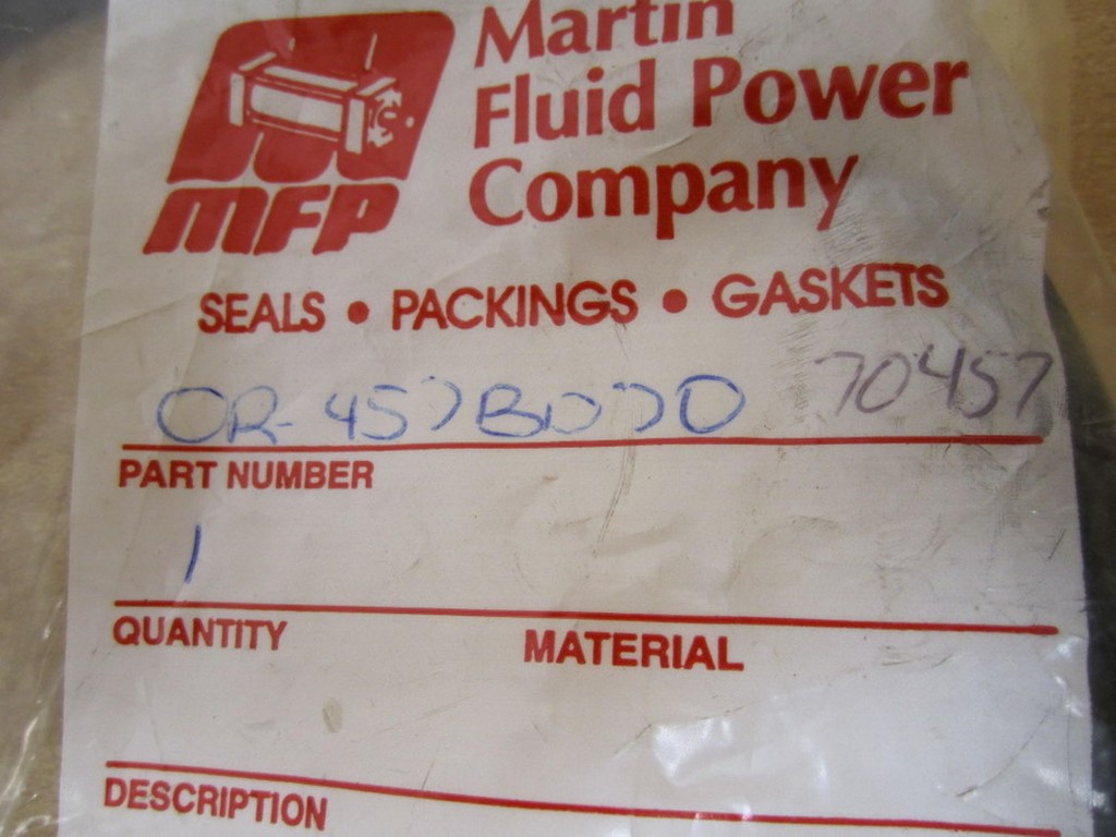 Martin Fluid OR-457BN70 O-Ring