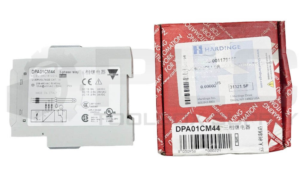 NEW CARLO GAVAZZI DPA01CM44 ELECROMAGNETIC CONTROLLER 3-PHASE RELAY