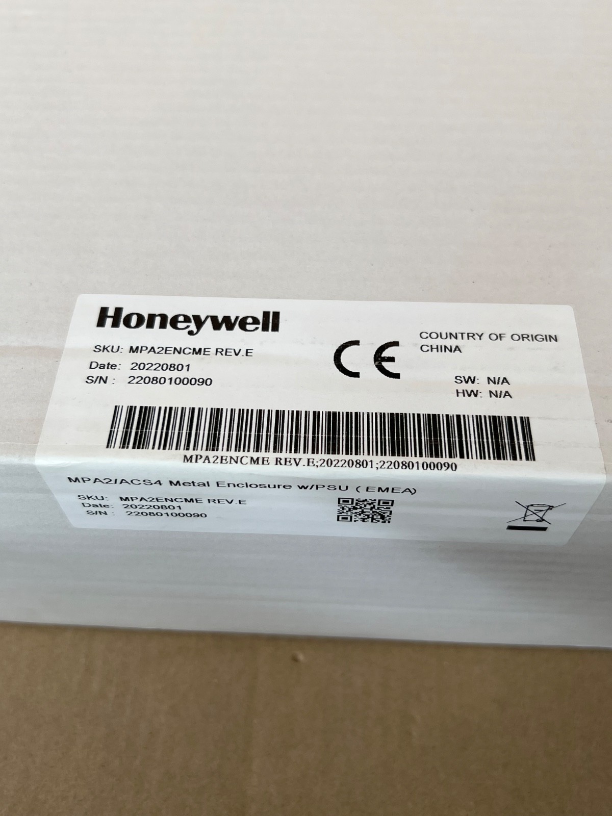 Honeywell MPA2ENCME Access Control Panel