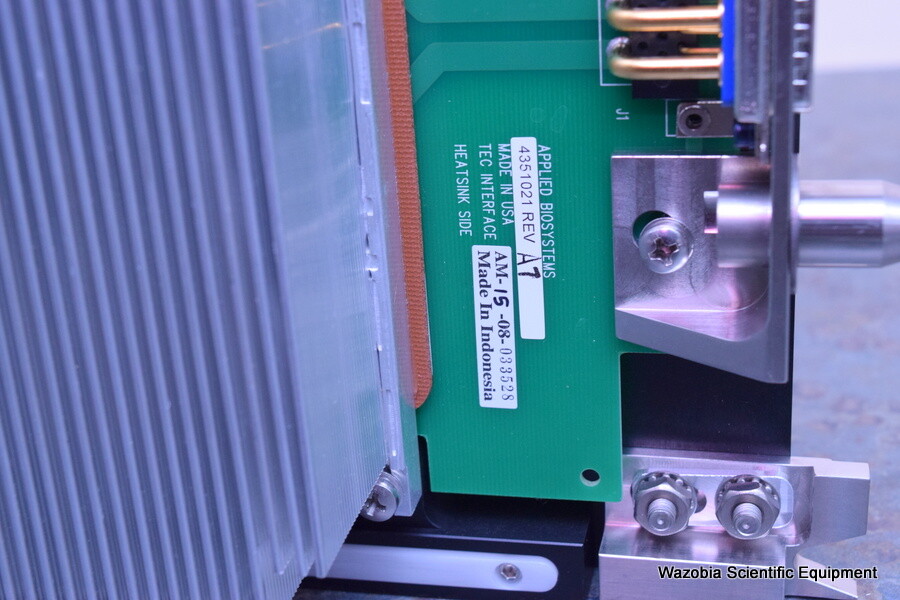 ABI APPLIED BIOSYSTEMS 96 WELL BLOCK CYCLER FAST 7900HT ASSY 4351409 FOR PCR THE