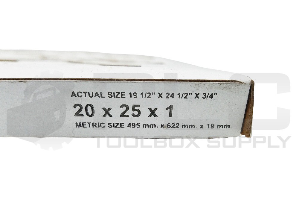 NEW BOX OF 10 GRAINGER AIR HANDLER 5W512 AIR FILTER 20 X 25 X 1 MERV7