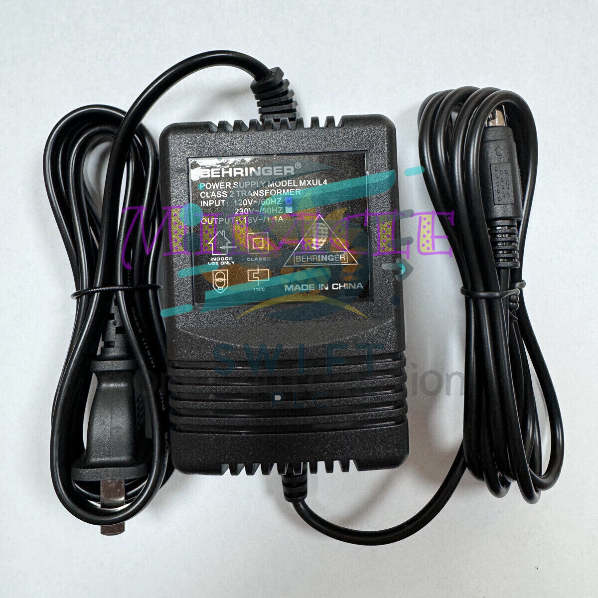 New 1PC FOR BEHRINGER XENYX1002B MXB1002 UBB1002 Mixer Power Supply Adapter 110V