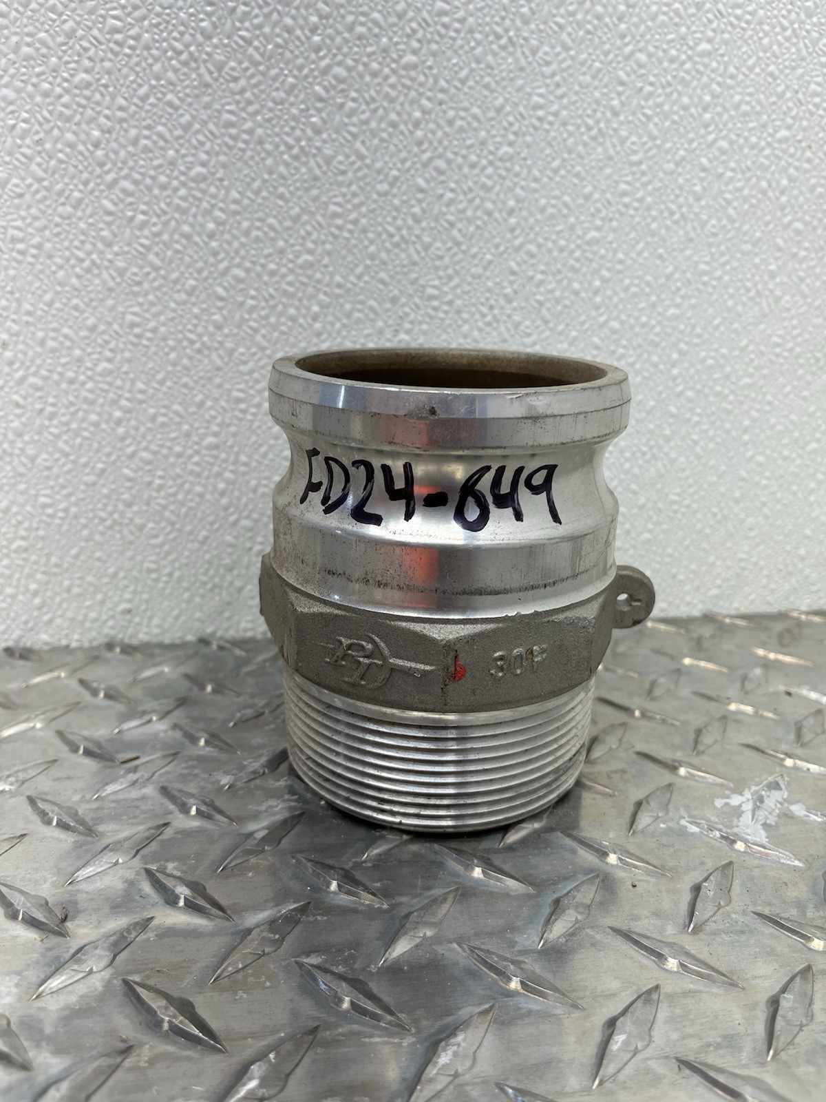 P & T 3″ Cam and Groove Camlock x Male Pipe Thread MPT Aluminum Hose Coupling