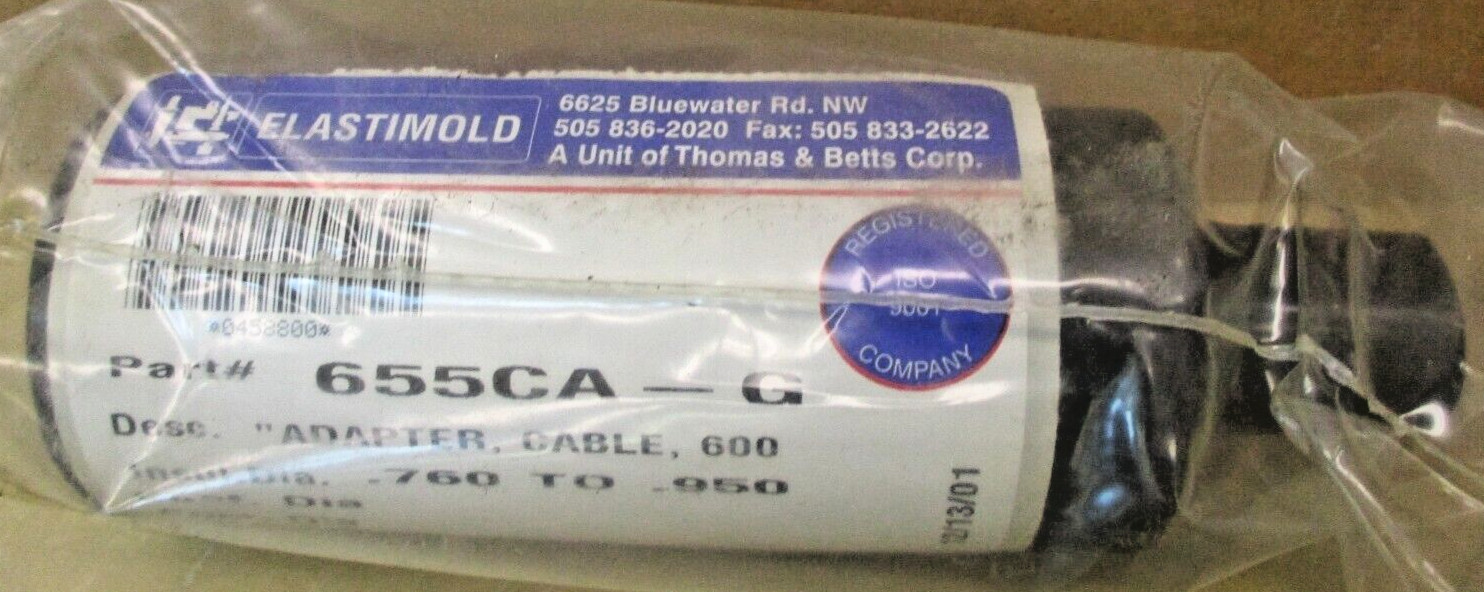 Elastimold 655LRG0280 Elbow Conctr 760-950-250 46783HAT