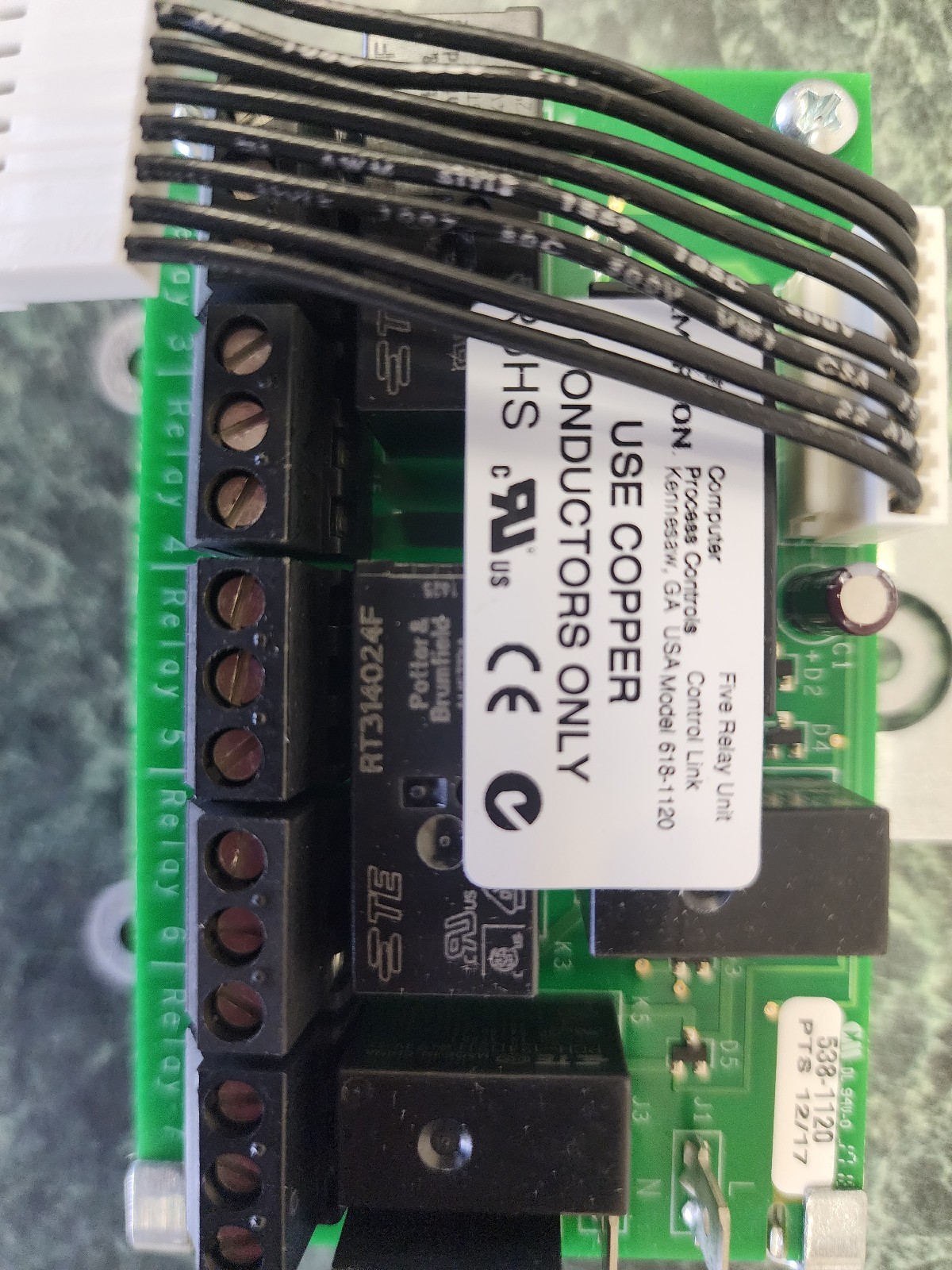 Emerson Climate Control Link Case Display 818-2060 w/ 618-1120 Expansion Board