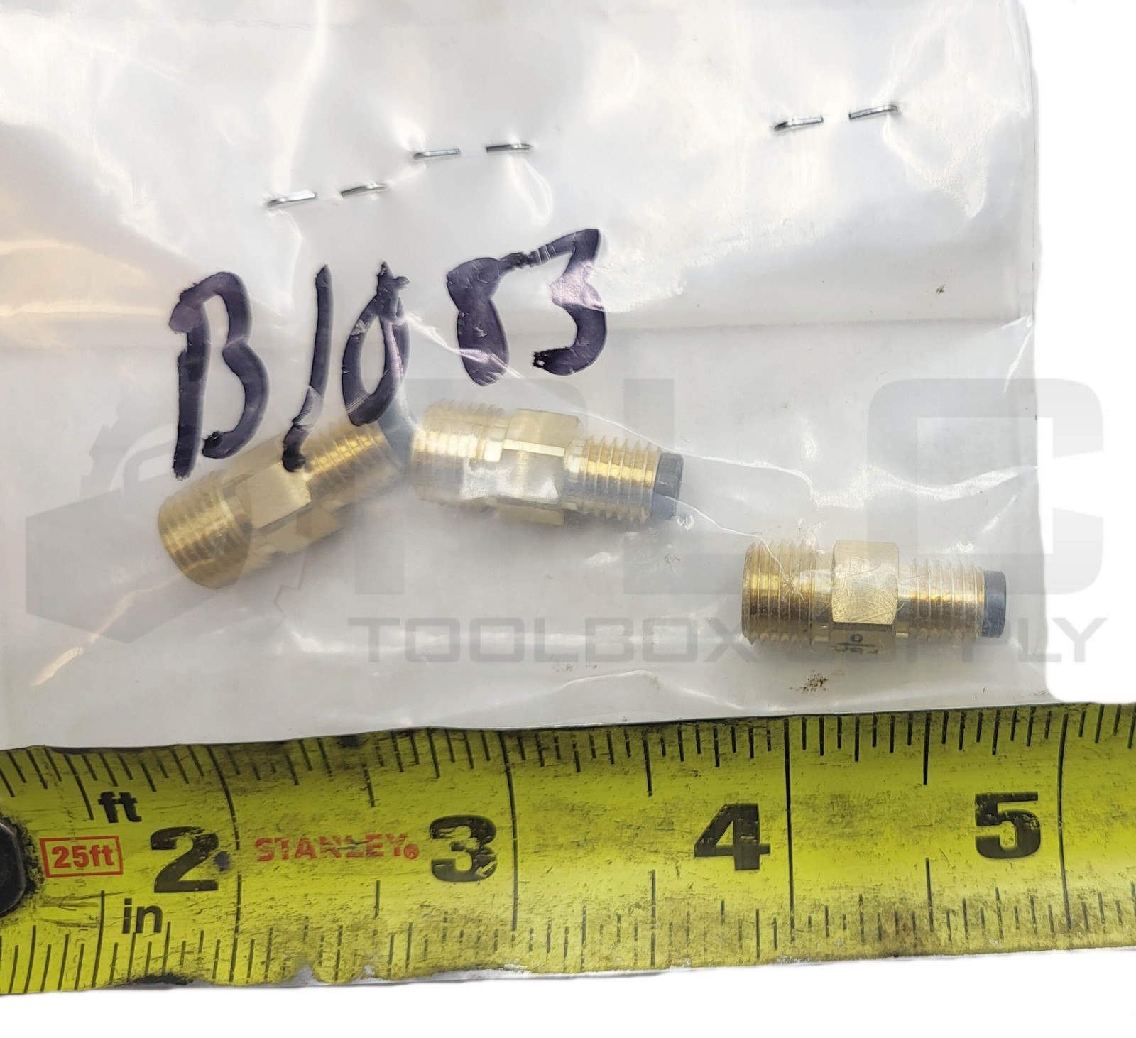 BAG OF 3 NEW BIJUR FSA 0 METER UNIT 5/32 B1083