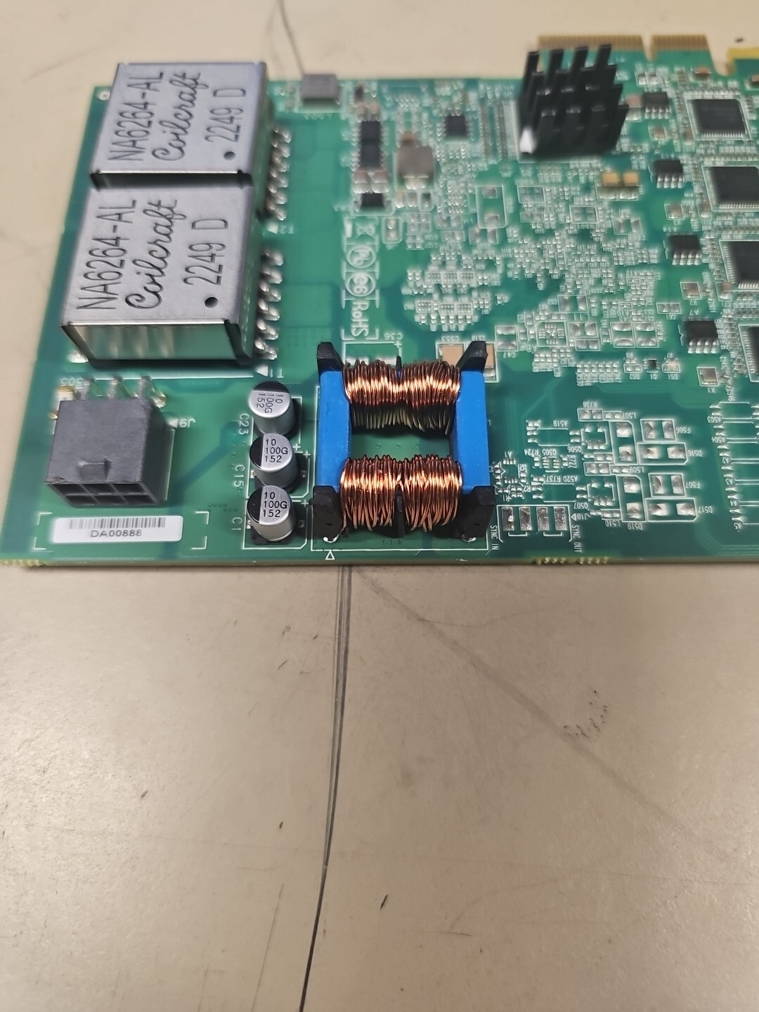 Matrox 7515-0102 Rev.A Concord POE (For Parts, Please Read Description!)
