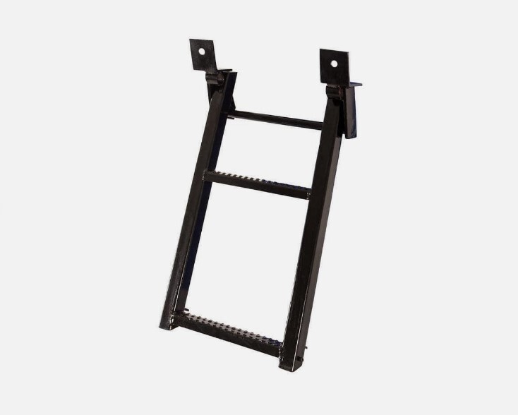 Buyers Products Truck Trailer Accessories 27″ H x 14″ W Black Steel Truck Steps