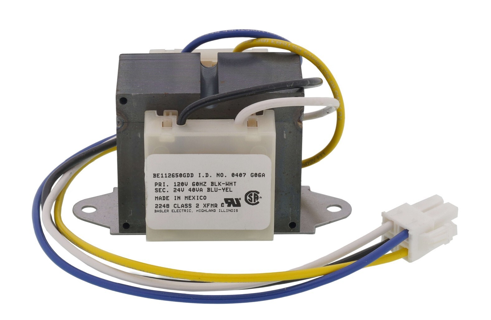 NEW Transformer for Weil-McLain CGA-4 Basler Electric BE112650GDD 381-356-578