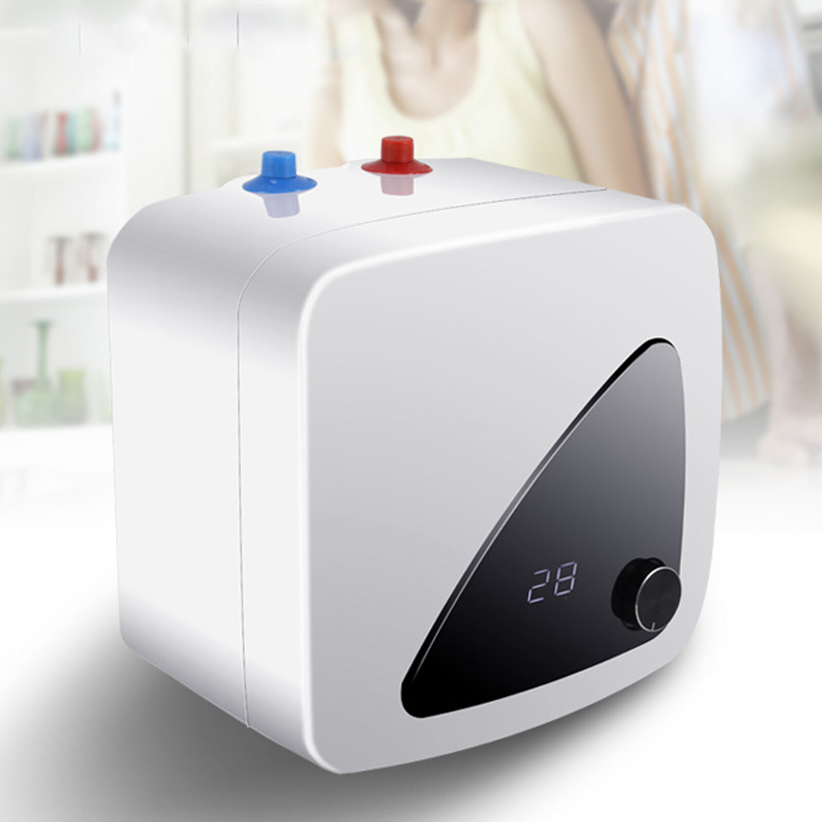 NEW 1500W 8L Electric Instant Hot Water Heater Storage Tank Bathroom Shower Sink