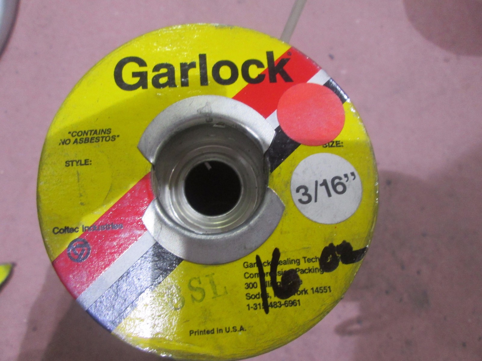 Garlock 1200-PBI Mechanical Packing 3/16″ Partial Roll 1 LB