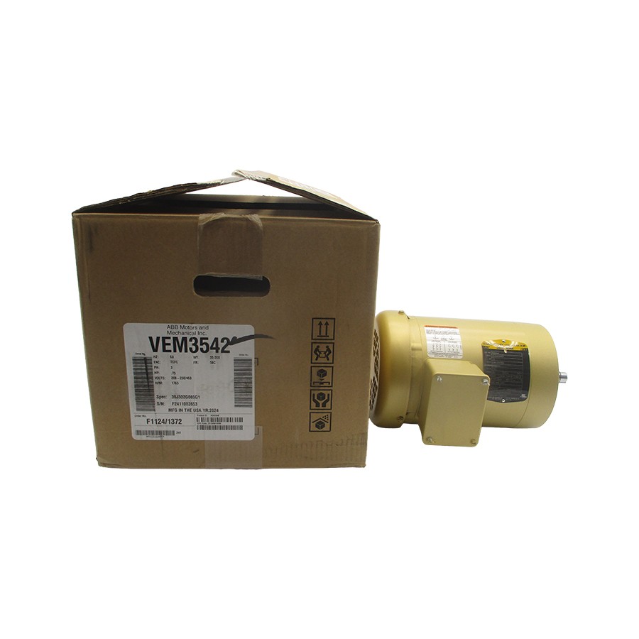 BALDOR VEM3542 35J302G069G1 208-230/460V 2.42/1.21A NSMP