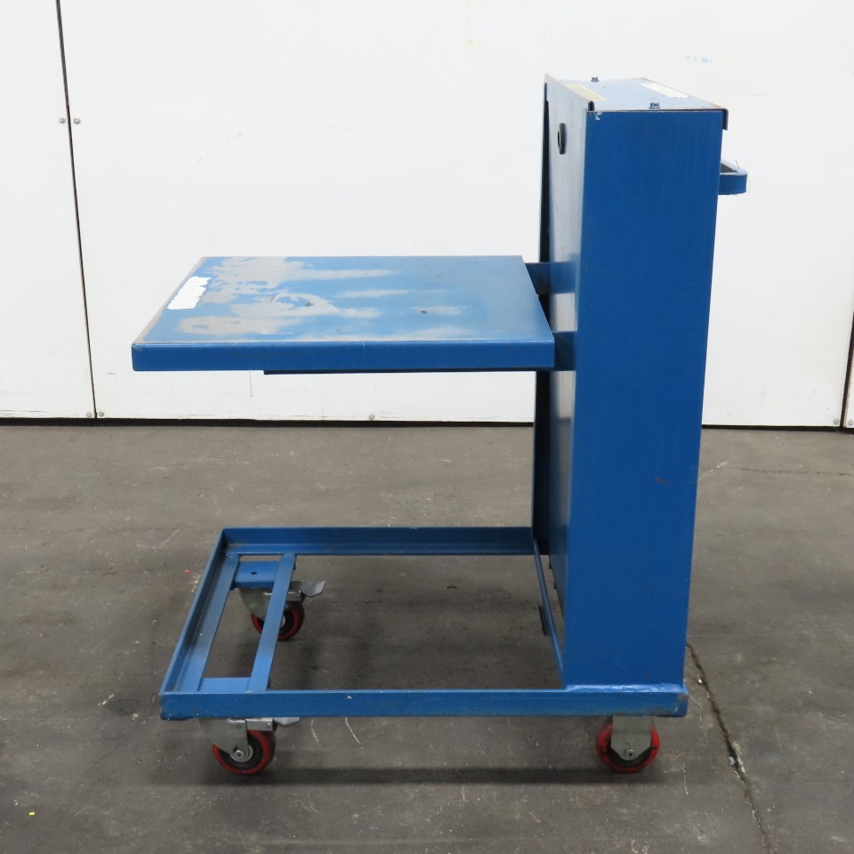 T & S ETS-460 20″ x 20″ Self Rising Elevating Ergonomic Spring Positioning Cart