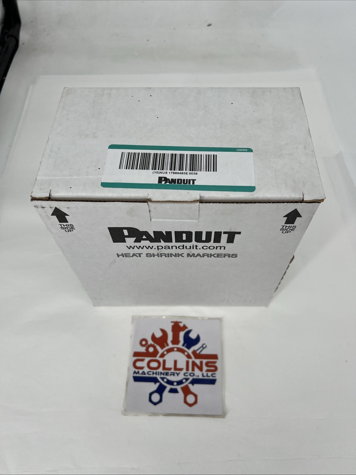 Panduit H200X240H1T Heat Shrink Labels, 1.5 in By 2 in, 1-sided, 92 Labels
