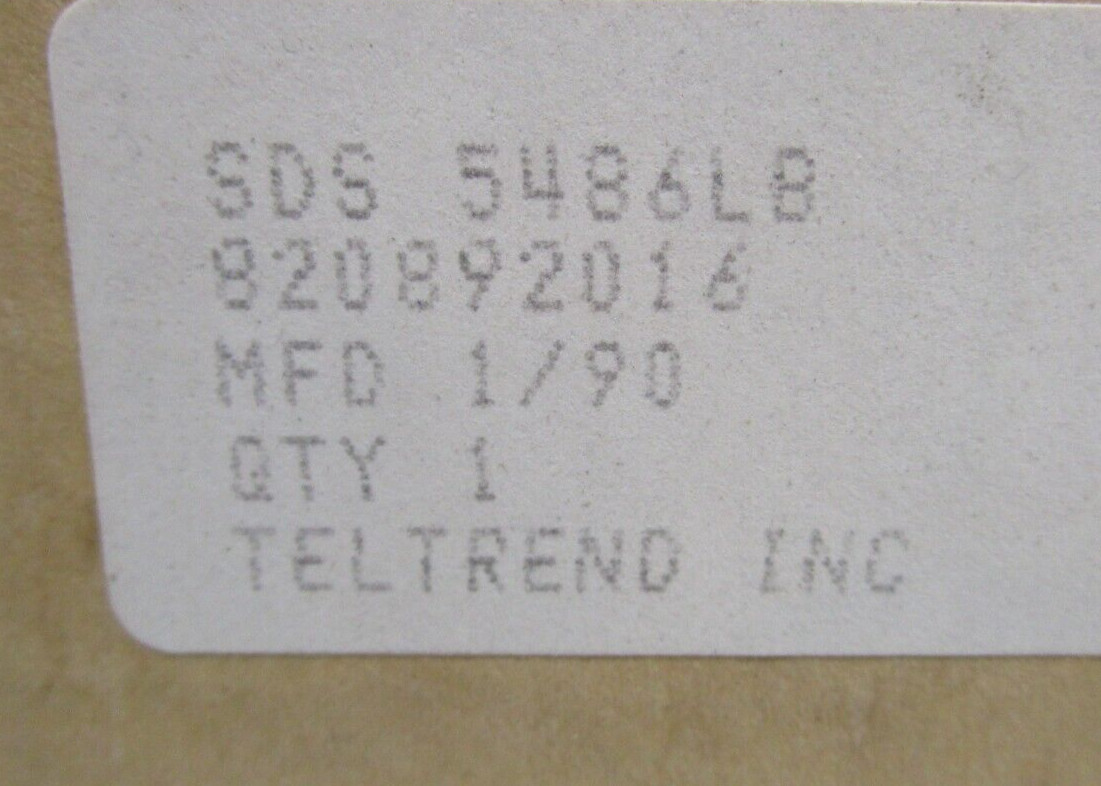 NEW TELTREND SDS5486LB COMMUNICATION MODULE INTELIPORT W/6 LEDS