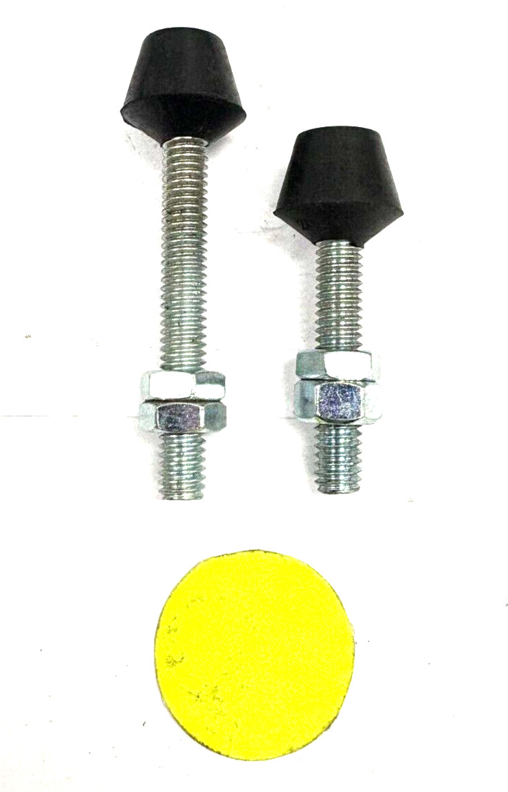 UXCELL TOGGLE CLAMP FOOT RUBBER HEAD OAL-60MM 75MM LOT OF 2