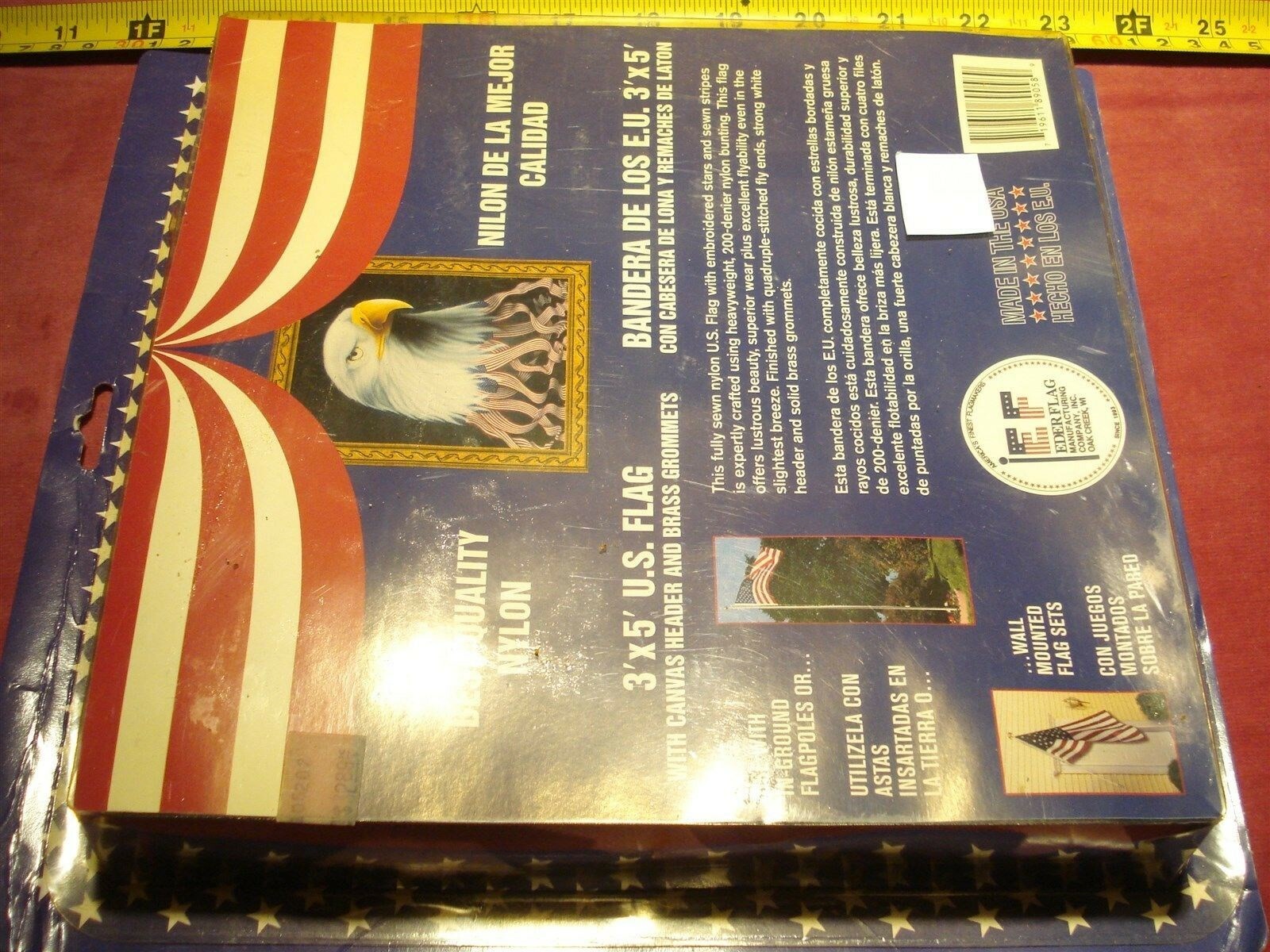 (2184.) U. S. Flag 3′ x 5′ Superior Quality