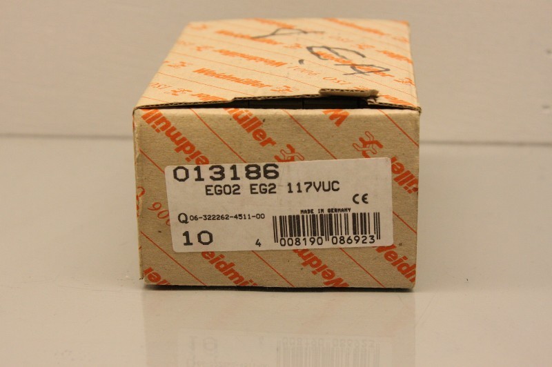 WEIDMULLER EGO2 EG2 117VUC 013186 NSNB – RELAY