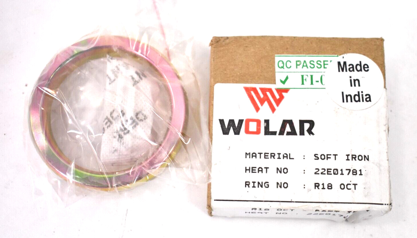 Wolar R Series Gasket For API 6B Flanges R-18 1-1/4″ x 1″ Soft Iron Ring