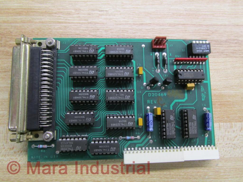 Weigh-Tronix D20469 Circuit Board