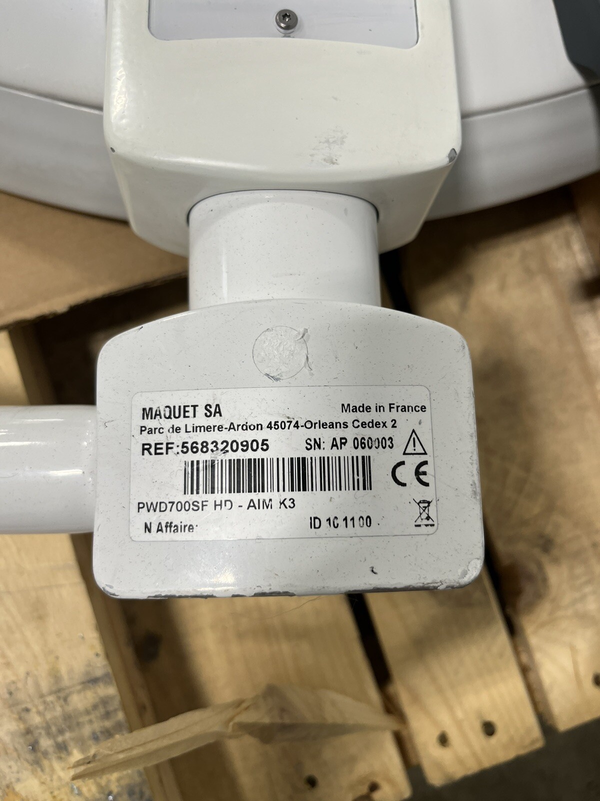 MAQUET GETINGE GROUP POWERLED PWD700SF HD-AIM K3 Examination Light REF 568320905