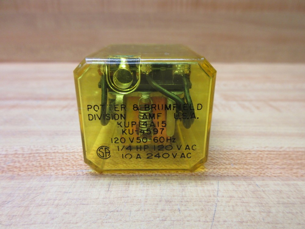 Potter & Brumfield KU-4597-120V AC Relay KUP14A15-120VAC