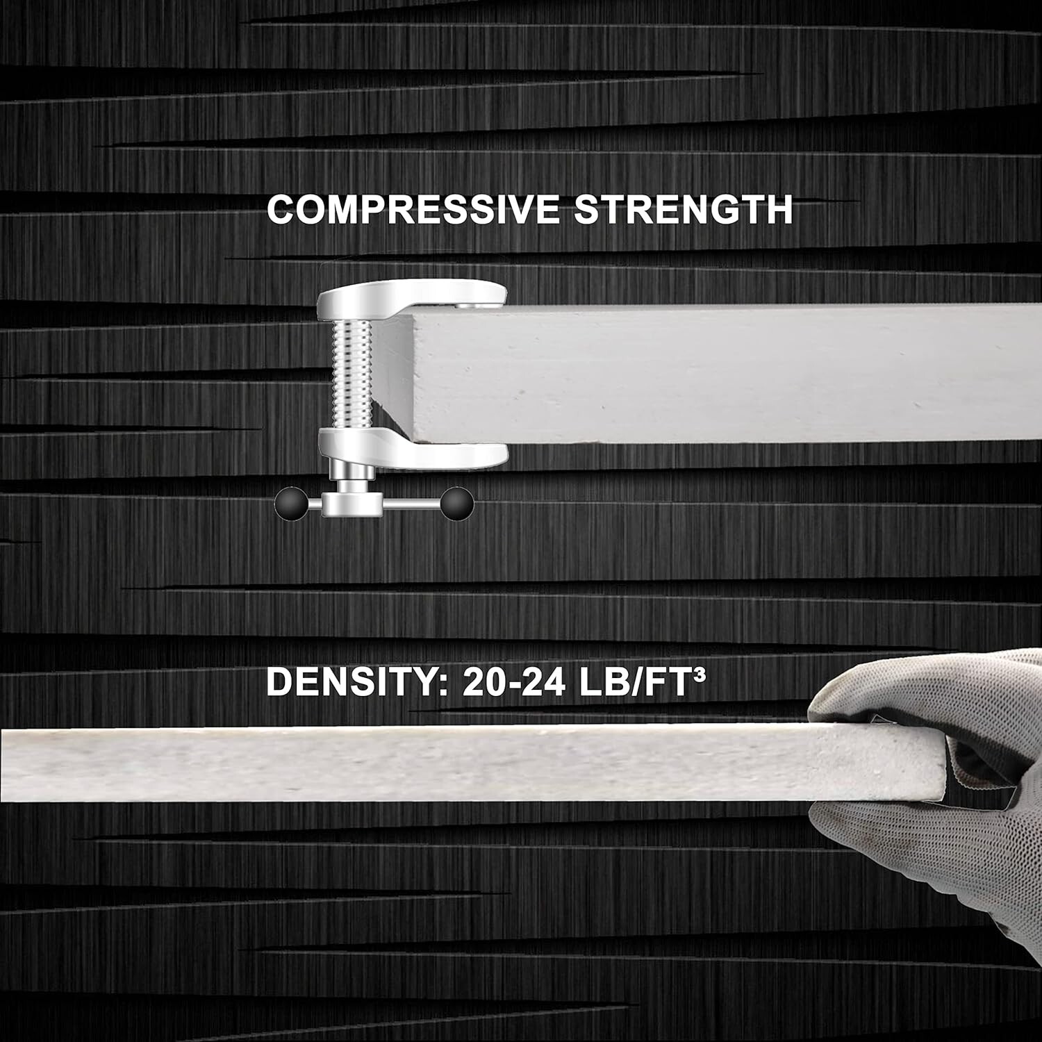 1″ Refractory Ceramic Fiber Insulation Board 2300F 12″ x 24″
