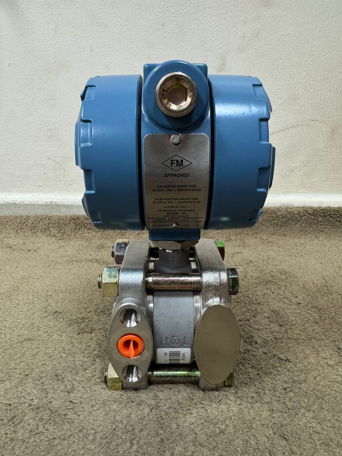 Rosemount / Pressure Transmitter / 1151GP7G22B1DF / W.P. 140BAR, Cal. 0-300PSI