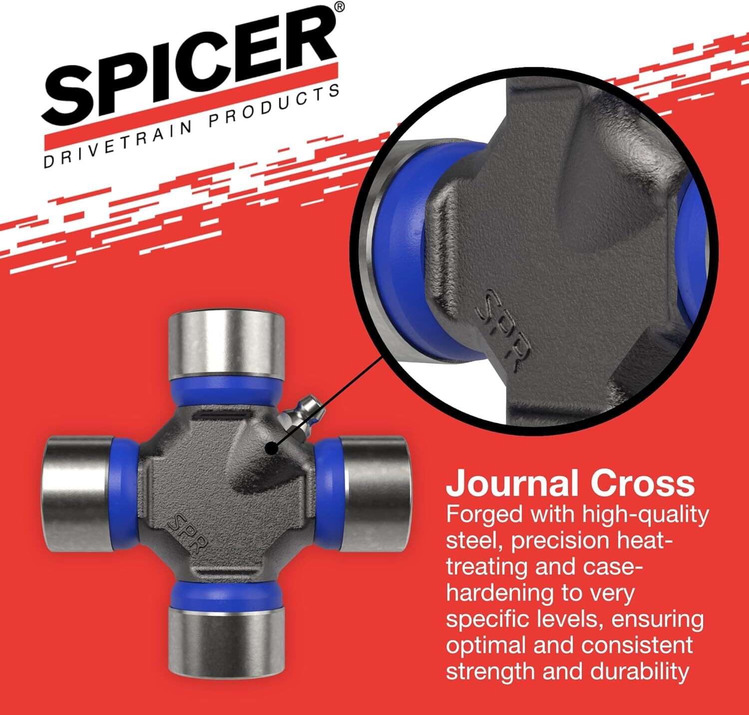 Spicer Greaseable Universal Joint 1330 1350 Series Osr Kit With Snap Rings