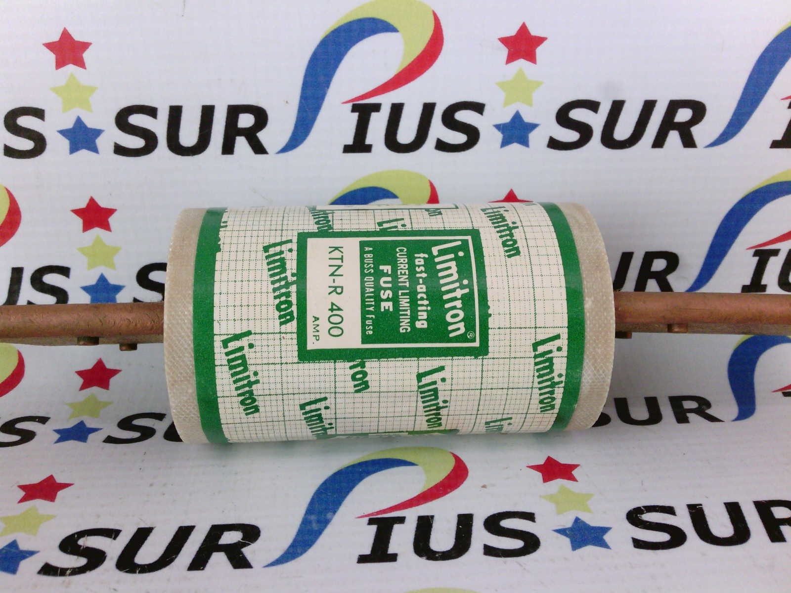 NSSP BUSSMANN LIMITRON KTN-R 400 AMP FUSE CLASS RK1 FAST ACTING 400A